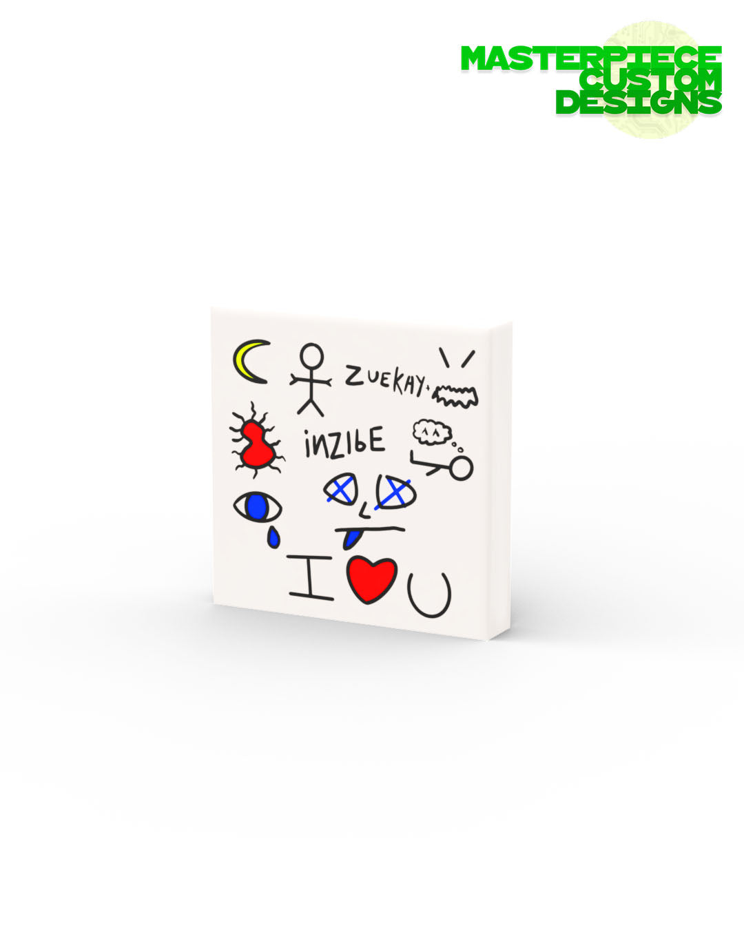 Scribbled Song Tile
