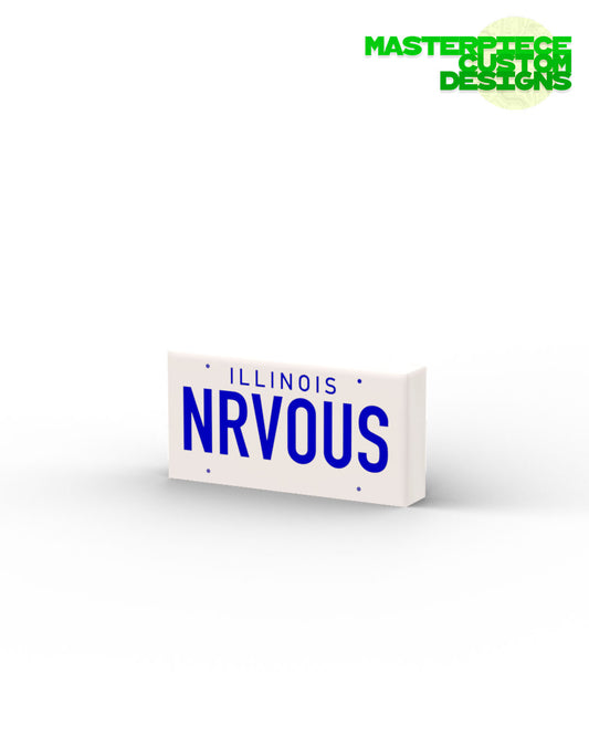 License Plate Tile
